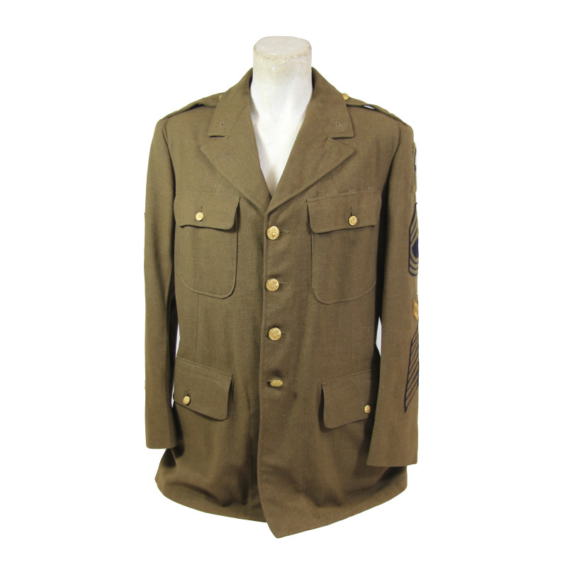 Coat, Serge, Wool, Master Sergeant, 44R, 1940