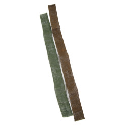 Toile de jute pour casque M1, Vert OD et marron