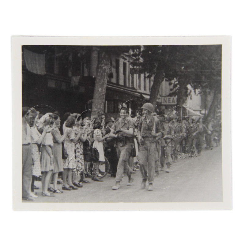 Photo, libération de Nice, 551st PIB, 1944