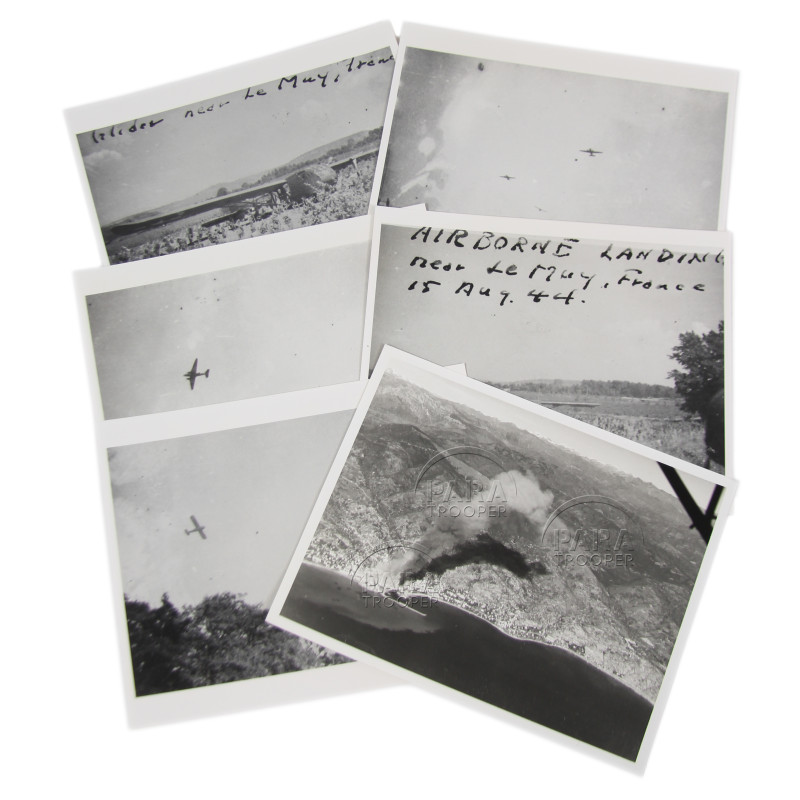 Photographs, Lot, Drop Zone A, Operation Dragoon, August 15, 1944