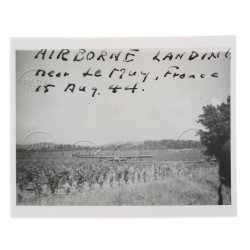 Lot de photographies, Drop Zone A, Opération Dragoon, 15 août 1944