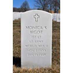 Grouping, 1st Lt. Monica Bigot, US Army Nurse Corps