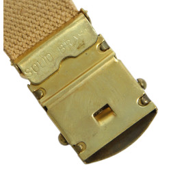 Ceinture de pantalon officier, US Army Air Corps, GEMSCO, dans sa boîte