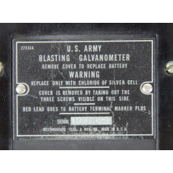 Galvanometer, Blasting, WESTINGHOUSE, US Army, Demolition