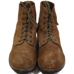 Boots, Ankle, US Army, Roughouts, Size 9 B, 1944