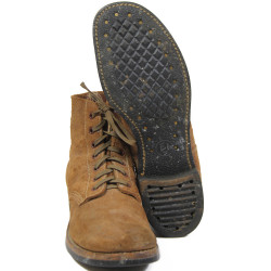 Boots, Ankle, US Army, Roughouts, Size 9 B, 1944