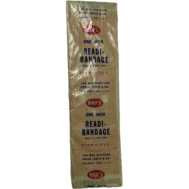 Bandage, Adhesive, Sterile, THE BAY DIVISION - PARKE, DAVIS & CO., Medical Item N° 9200100