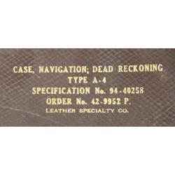 Case, Navigation, Dead Reckoning, Type A-4, Aircrew, USAAF, 1942