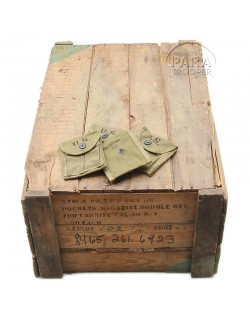 Porte-chargeurs carabine USM1, HAMLIN CANVAS GOODS CO. 1943