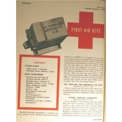 Kit, First-Aid, Aeronautic, 1er type, Item No. 97765, USAAF