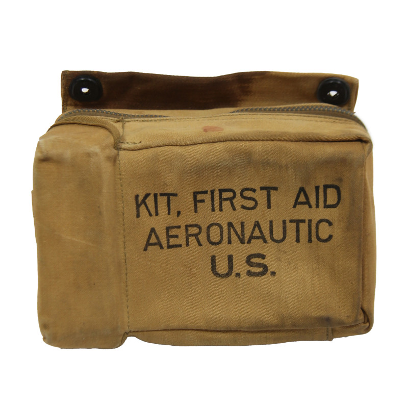 Pouch, First-Aid Kit, Aeronautic, 1st Type, Item No. 97765, USAAF