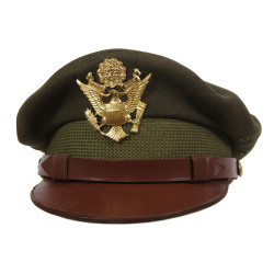 Officer's Visor Cap and Garrison Caps, US Army, 1st Lt. Howard Johnson