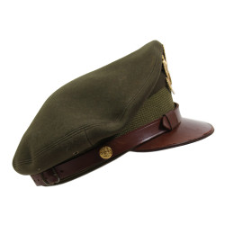 Officer's Visor Cap and Garrison Caps, US Army, 1st Lt. Howard Johnson