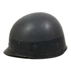 Helmet, M1, Fixed Loops, Naval Amphibious Forces, Blue Band, D-Day