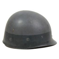 Casque M1, pattes fixes, Naval Amphibious Forces, bande bleue, D-Day