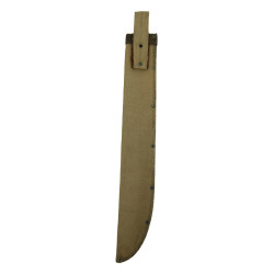 Machette à dents de scie, COLLINS & CO., Legitimus, avec fourreau en toile Mk 2, US Navy