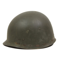 Casque M1, pattes fixes, 2nd Lieutenant, liner WESTINGHOUSE, modèle de transition