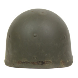 Casque M1, pattes fixes, 2nd Lieutenant, liner WESTINGHOUSE, modèle de transition