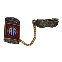 Brooch, Sweetheart, 82nd Airborne Division, Sterling