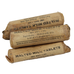 Paquet de comprimés de lait malté, Malted Milk Tablets, ration