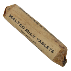 Paquet de comprimés de lait malté, Malted Milk Tablets, ration