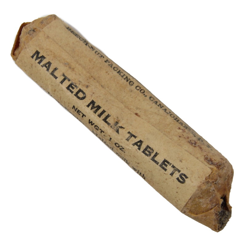 Paquet de comprimés de lait malté, Malted Milk Tablets, ration