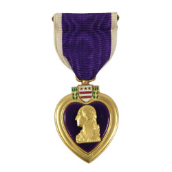 Medal, Purple Heart, in Case, A.E. Co., Utica, NY, 1943