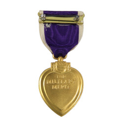 Coffret médaille Purple Heart, A.E. Co., Utica, NY, 1943