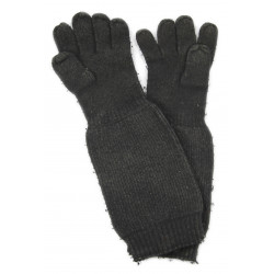 Gants en laine, bleu, USN, imprégnés anti-gaz