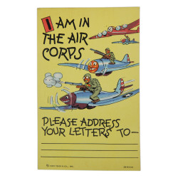 Carte postale, I AM IN THE AIR CORPS, USAAF, état neuf