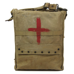 Pouch, Medical, Red Crosses and Laundry Number, Normandy