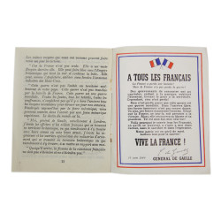 Booklet, Le Général de Gaulle, chef du gouvernement provisoire de la République française