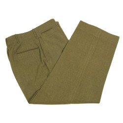 Trousers, Wool Serge, OD, 36 x 29, Pvt. Arthur Marsigli