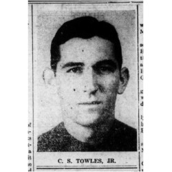 Cap, Officer, US Army, DOBBS, Size 7 ⅛, 1st Lt. Clarence Towles, Jr., 9th Air Force, USAAF, MTO & ETO