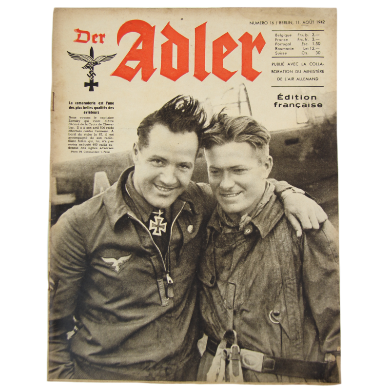 Magazine, Der Adler, August 11, 1942, French Edition