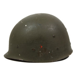 Casque M1, complet, avec couvre-casque USMC, Viêt-Nam