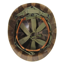 Helmet, M1, Complete, with Camouflage Cover, USMC, Vietnam