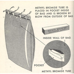 Bag, Delousing, HOOD RUBBER CO., 1943