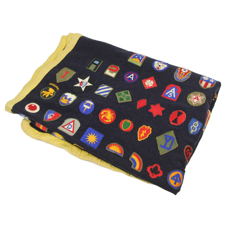 Blanket, Customized, with 182 Insignia, US Army, US Navy, US Marine Corps, US Coast Guard