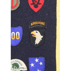 Blanket, Customized, with 182 Insignia, US Army, US Navy, US Marine Corps, US Coast Guard