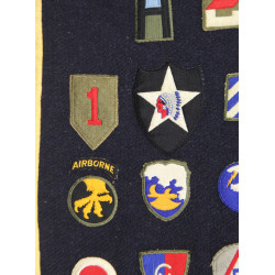 Blanket, Customized, with 182 Insignia, US Army, US Navy, US Marine Corps, US Coast Guard