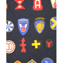 Blanket, Customized, with 182 Insignia, US Army, US Navy, US Marine Corps, US Coast Guard