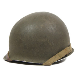 Helmet, M1, Fixed Loops, Captain, FIRESTONE Liner, Camouflaged, Green A Washers