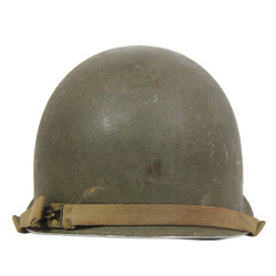 Helmet, M1, Fixed Loops, Captain, FIRESTONE Liner, Camouflaged, Green A Washers