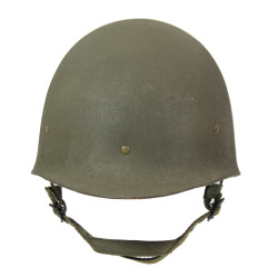 Helmet, M1, Parachutist's, Complete, with Camouflage Cover, 1970-1973, Vietnam