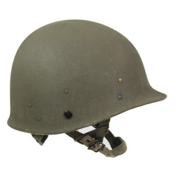 Helmet, M1, Parachutist's, Complete, with Camouflage Cover, 1970-1973, Vietnam