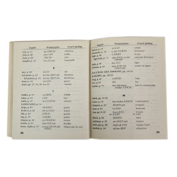 Booklet, French Phrase Book, TM 30-602, 1944