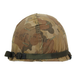 Helmet, M1, Complete, with Camouflage Cover, Vietnam, Customized