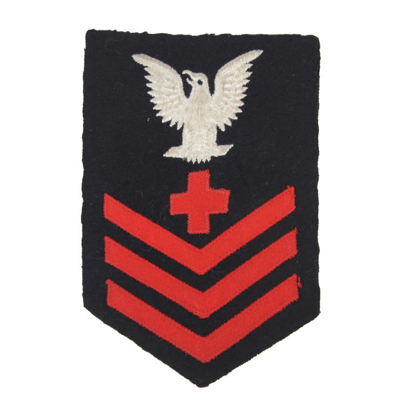 Insigne, Pharmacist's Mate 1st Class, US Navy, Corpsman, 1944