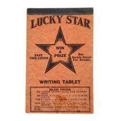 Bloc-notes, LUCKY STAR, Writing Tablet